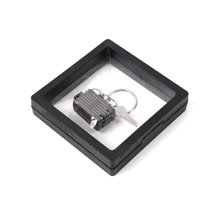 Suitcase Shape Nail Clipper Keychain With Key  3d Floating Frame Display Case (1 Set) (x953)