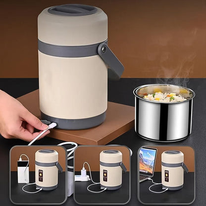 Usb Electric Heated Lunch Boxes (2 Ltr.) (X1012)