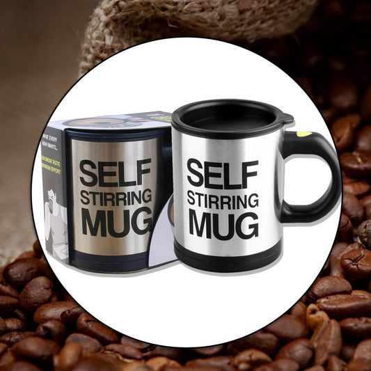 Self Stirring Mug Used In All Kinds Of Household And Official Places For Serving Drinks Coffee And Types Of Beverages Etc.