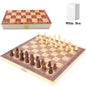 Foldable Wooden Chess Board Set (30  30 Cm  1 Set) (X919)