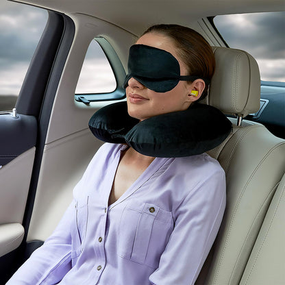 INFLATABLE TRAVEL NECK PILLOW (1PCS) (X516)