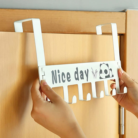 Heavy-duty Carbon Steel Door Hook Hanger Rack (1 Pc)