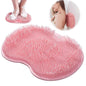 Silicone Bath Massage Cushion With Suction Cup Shower Foot Scubber Brush Foot Bath Mat Scrubber Anti-slip Exfoliating Dead Skin Massage Pad Lazy Wash Feet Bathroom Mat (X1030)