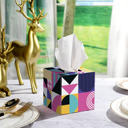 Tissues Cube Box  Stylish And Practical Tissue Holder (50 Pcs Set Approx) (X316)