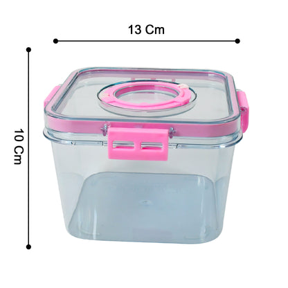 High Quality Plastic Food Storage Container Clear Washable Refrigerator Food Box Food Container Fruit Box Container With Lid (1400 Ml)