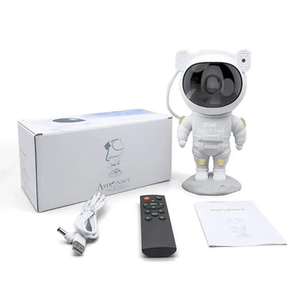 Robot Sky Space Stars Light Astronaut Galaxy Projector Night Lamp Bedroom Kids (X526)