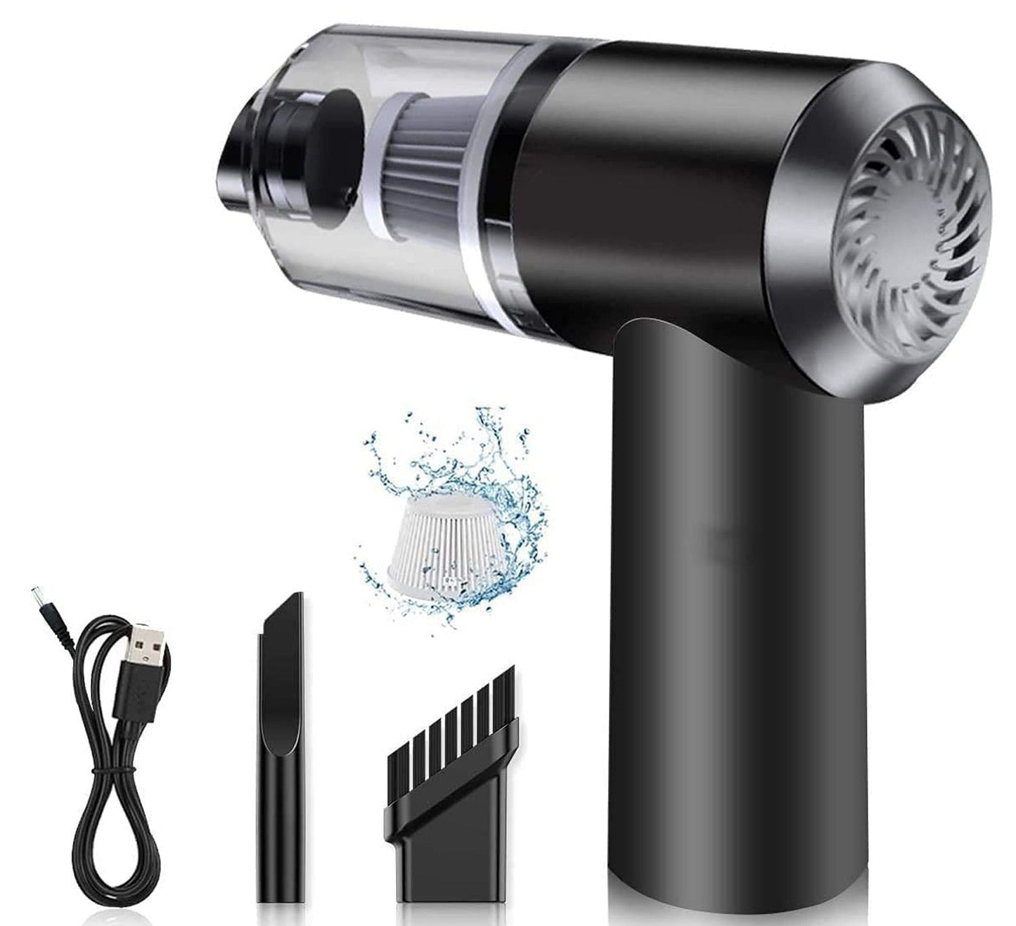 2 in 1 Car Vacuum Cleaner 120W High Vacuum Cleaner