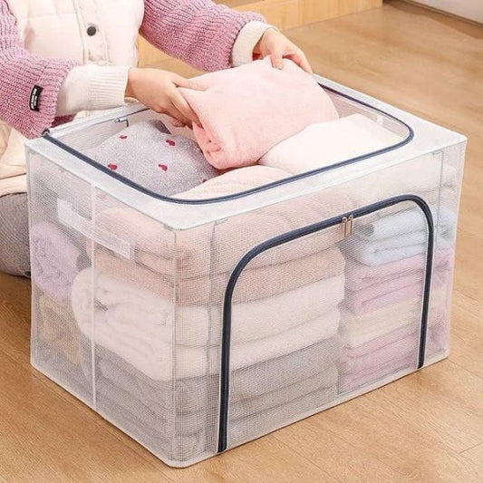 Transparent 66L Storage Box