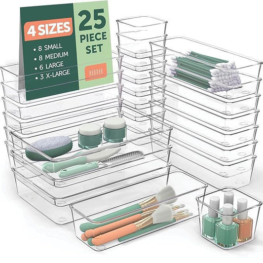 25 pcs storage organiser