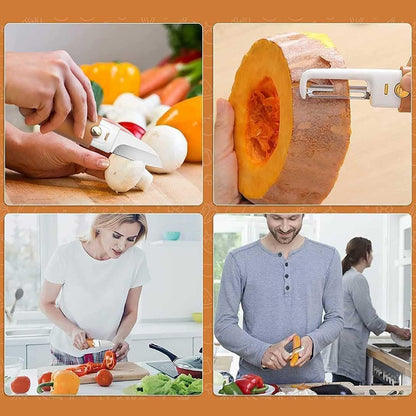 2 in 1  Knife, Multifunctional peeler fruit knife (1 Pc) (X47)
