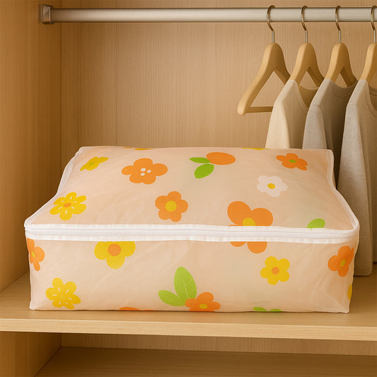 Large Blanket Storage Bag With Zipper  40x83 Cm 1pc
