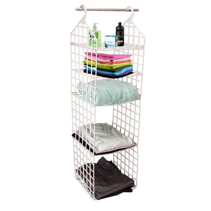 Multipurpose 5 Layer Folding Clothes Storage Rackscloset For Students Wardrobe Shelves Socks Scarf T-shirt Etchanging Organizer Storage Holders  Racks