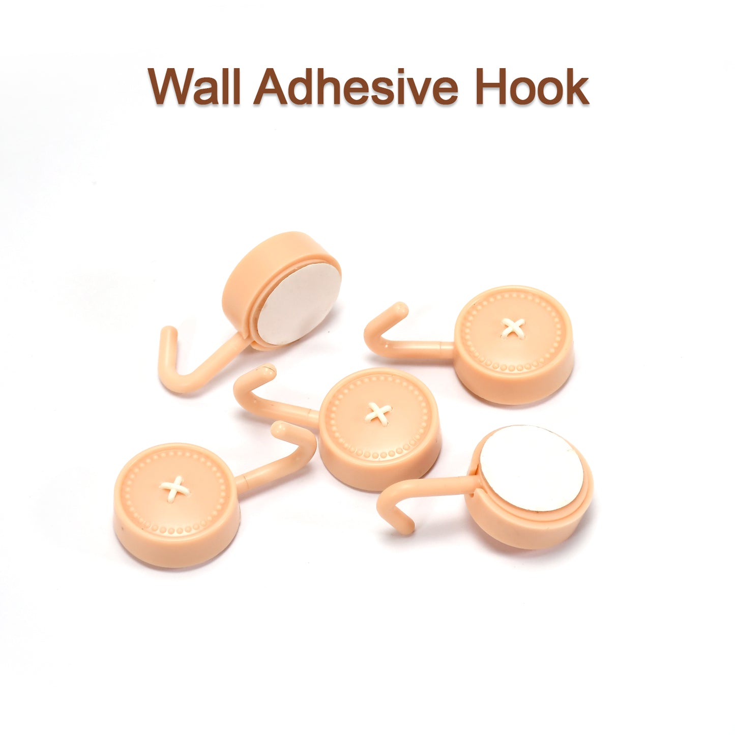 Self Adhesive Sticky Hook Small Wall Hooks ( 10pc ) (X850)