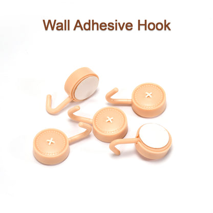 Self Adhesive Sticky Hook Small Wall Hooks ( 10pc ) (X850)