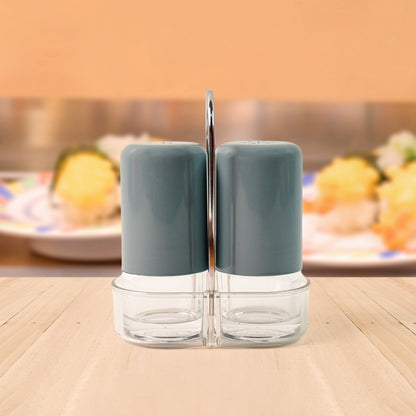 Apex Victory Salt  Pepper Dispenser Set  2 Pcs Acrylic Seasoning Shaker (X1101)