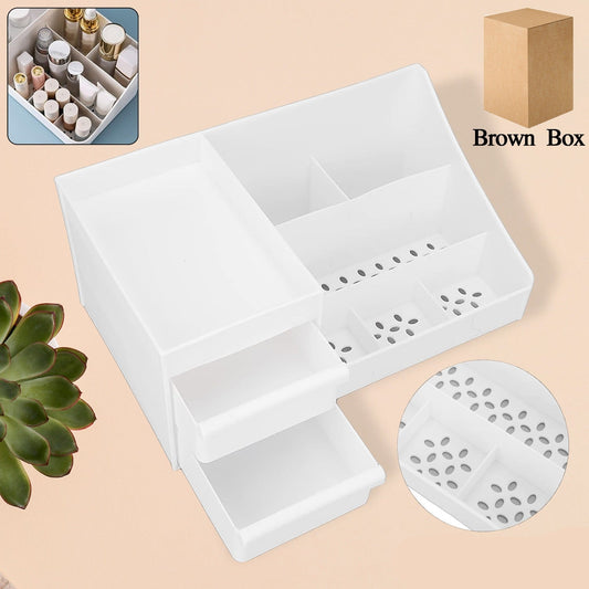 Large Capacity Desktop Cosmetic Storage Box (1 Pc  Mix Color)