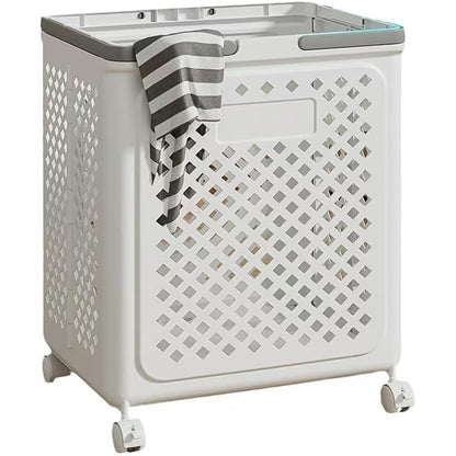 Large Foldable Laundry Basket With Wheels