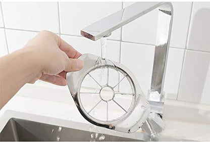 Stainless Steel Apple Cutterslicer With 8 Blades And Handle 1PCS (X566)