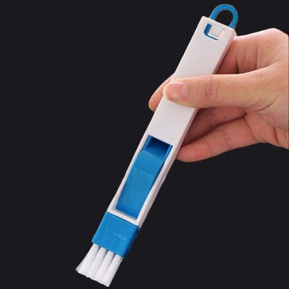 2 in 1 Multi-Function Plastic Window Slot Wardrobe Dust Removal Cleaning Brush /Pen (MKK+X84)