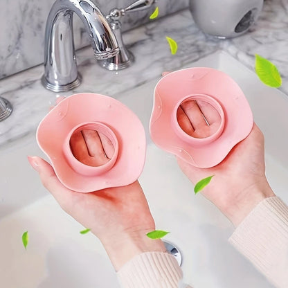 Silicone Wrist Bands For Washing Face (2 Pc  Mix Color) (X1102)