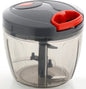 Manual Stainless Steel Compact Extra Sharp Hand Held Vegetable Chopper / Slicer with 5 Blades  (X1052)
