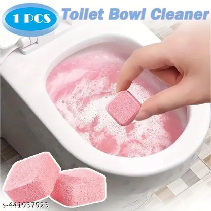 TOILET BOWL CLEANER PINK TABLET (PACK OF 10 TABLETS) (X555)