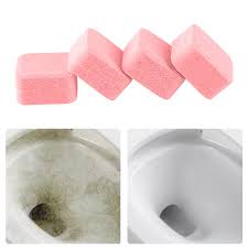 TOILET BOWL CLEANER PINK TABLET (PACK OF 10 TABLETS) (X555)