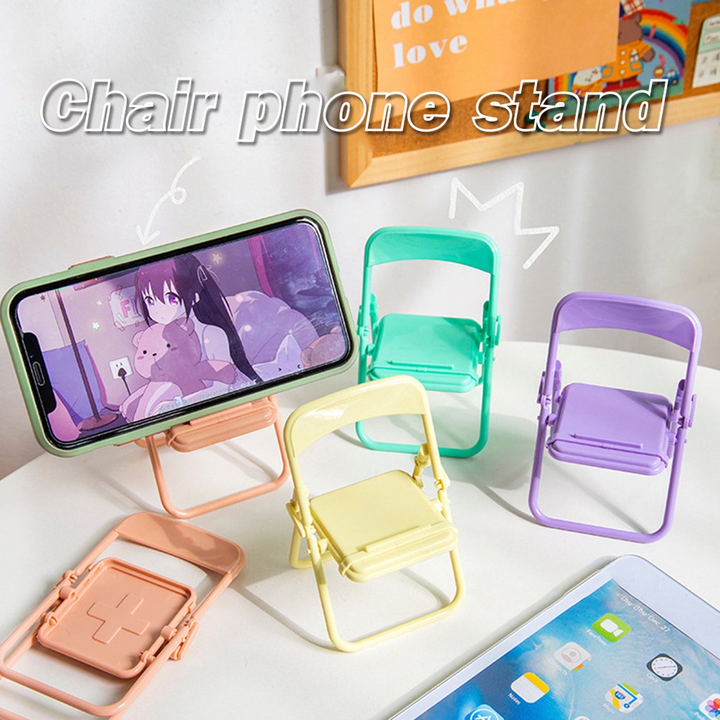 1 Pc Chair Mobile Stand Used In All Kinds Of Household And Official Purposes As A Stand And Holder For Mobiles And Smartphones Etc. (X712)