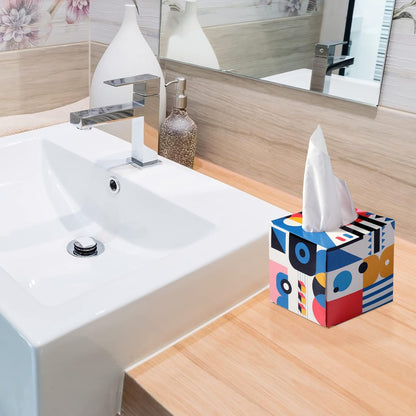 Tissues Cube Box  Stylish And Practical Tissue Holder (50 Pcs Set Approx) (X316)