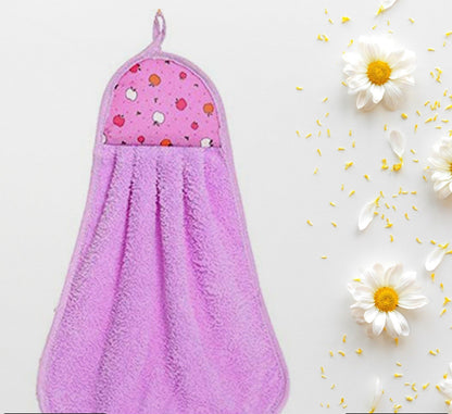 Microfiber Wash Basin Hanging Hand Kitchen Towel( 1pc ) (MKK+X99)
