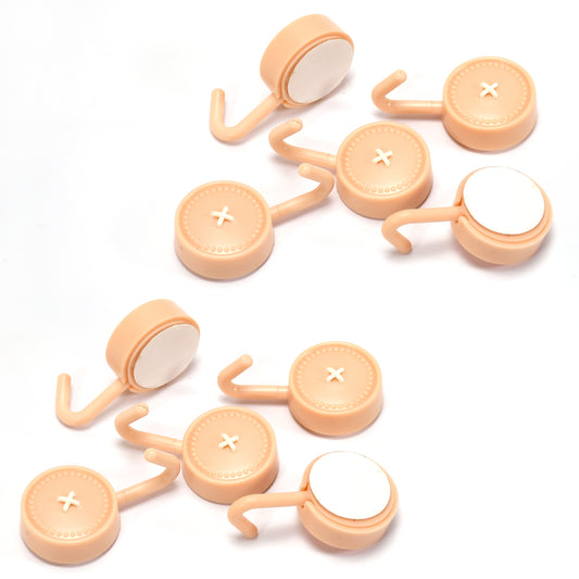 Self Adhesive Sticky Hook Small Wall Hooks ( 10pc ) (X850)