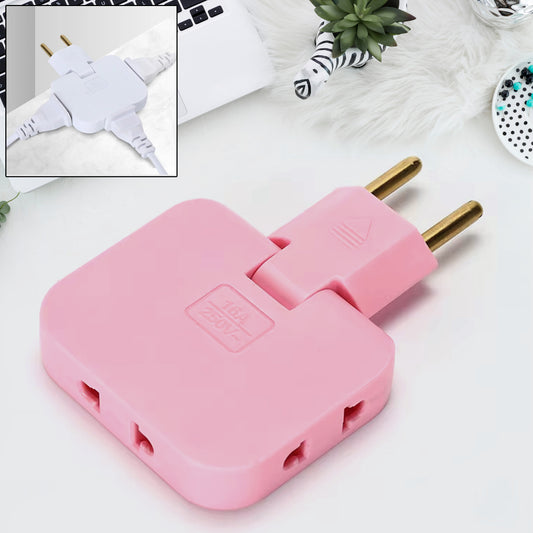 Wireless 3 In 1 Foldable Wall Plug Adapter  Socket  Converter (1 Pc) (X361)