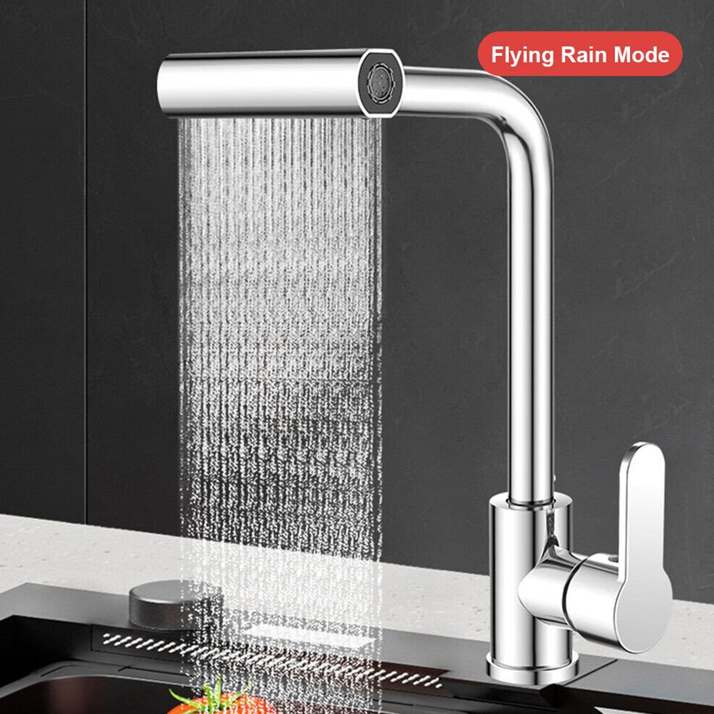 Multifunction Shower Waterfall Kitchen Faucet 360 Rotation Waterfcet Touch 4 In 1 ) (X395)