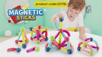 Magnetic Blocks Tiles - 36Pcs (5-X178)