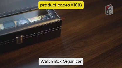 6 SLOT WATCH BOX 1PC (5-X188)