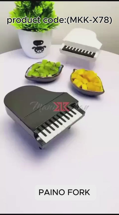 10 Pc Piano Fruit Forks: Fun & Functional for Snacks (1 Set)(MKK-X78)