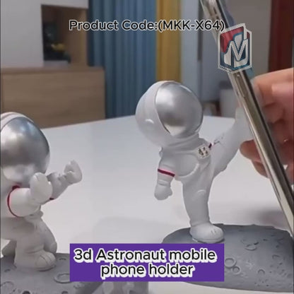Mobile Holder Astronaut Phone Stand Planet Creative Fun 3d Design (1 Pc) (MKK-X64)