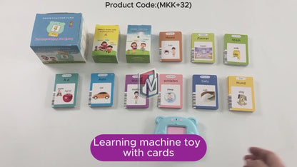 Learning Toys Flash Cards for Small Kids Educational Toys English Words (MKK+X32)