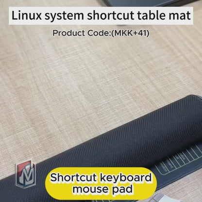 MKK+X41-Mat of Shortcut Keyboard  Mouse Pad Mat Mouse Pads for Desk Quick Key Super Large Anti-slip Keyboard Pad Desk Accessories Desktop Mouse Pad Office Oversized Big Mouse Pad Rubber (80—30 Cm)