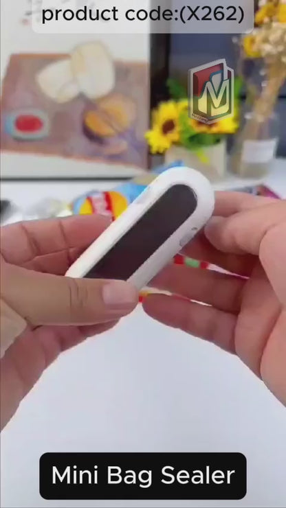 Mini Bag Sealer, 2 in 1 Seal & Cutter Heat Sealers, TYPE-C USB Charging (1/5-X262)