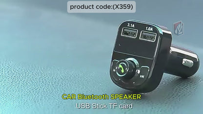 CAR-X8 Bluetooth FM Transmitter Kit for Hands-Free Call Receiver / Music Player / Cll Receiver (X359)