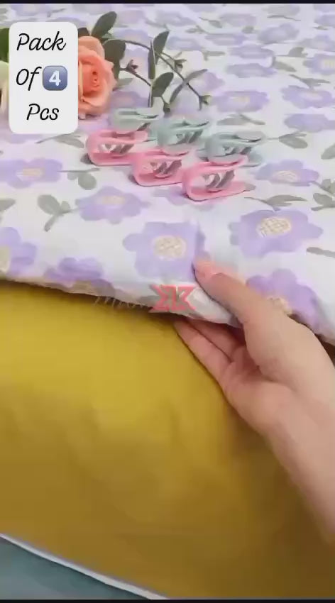 BED COVER CLIP BUTTON ( PACK OF 4 PCS)