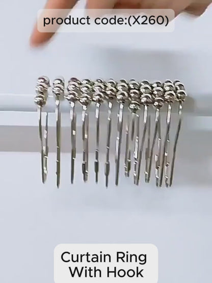 Curtain Sliding Rings ( 12 Pieces ) (2-X260)