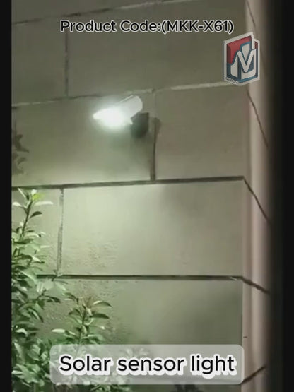 Solar Light Outdoor Motion Sensor Security Camera Shaped Dummy Wall Lamp (1 Pc) (MKK-X61)