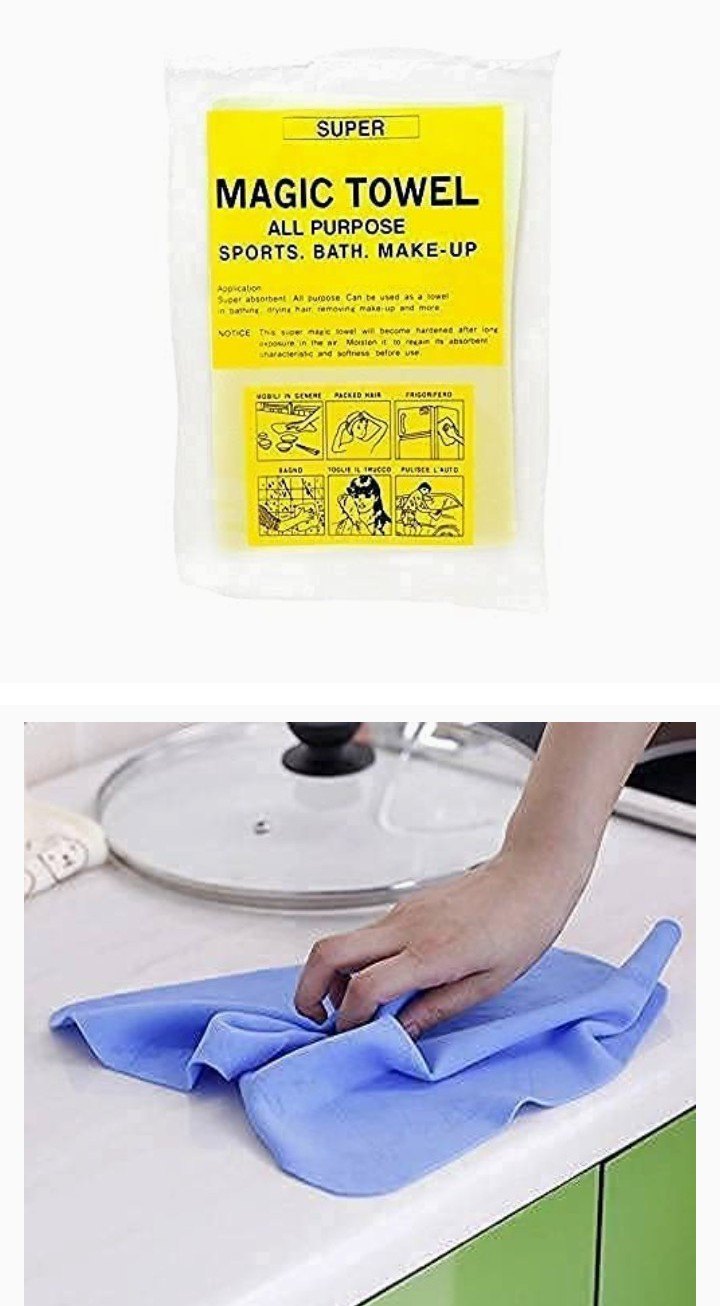 MAGIC TOWEL  (28*18CM )(X1092)