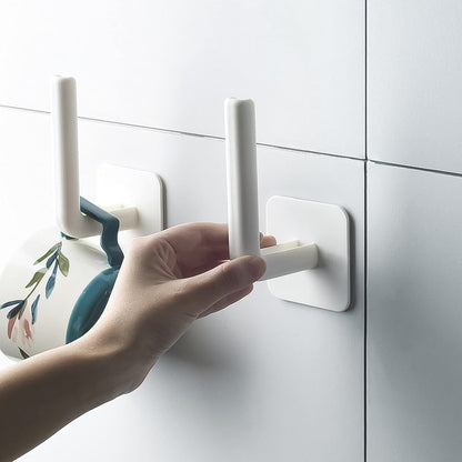 Multipurpose Shelf Organizer Hanging Storage Rack (2 Pc Set With 2 Adhesive Hook) (X915)