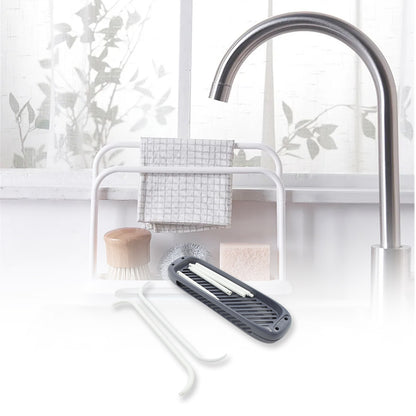 Storage Rack Kitchen Storage Holder Dish Towel Holder Dishcloth Rack Organizer Pool Dishcloth Drying Rack Sink Rag Holder Towel (1 Pc) (Rack For Dish | Towels & Clothes (1PC) |X3002|