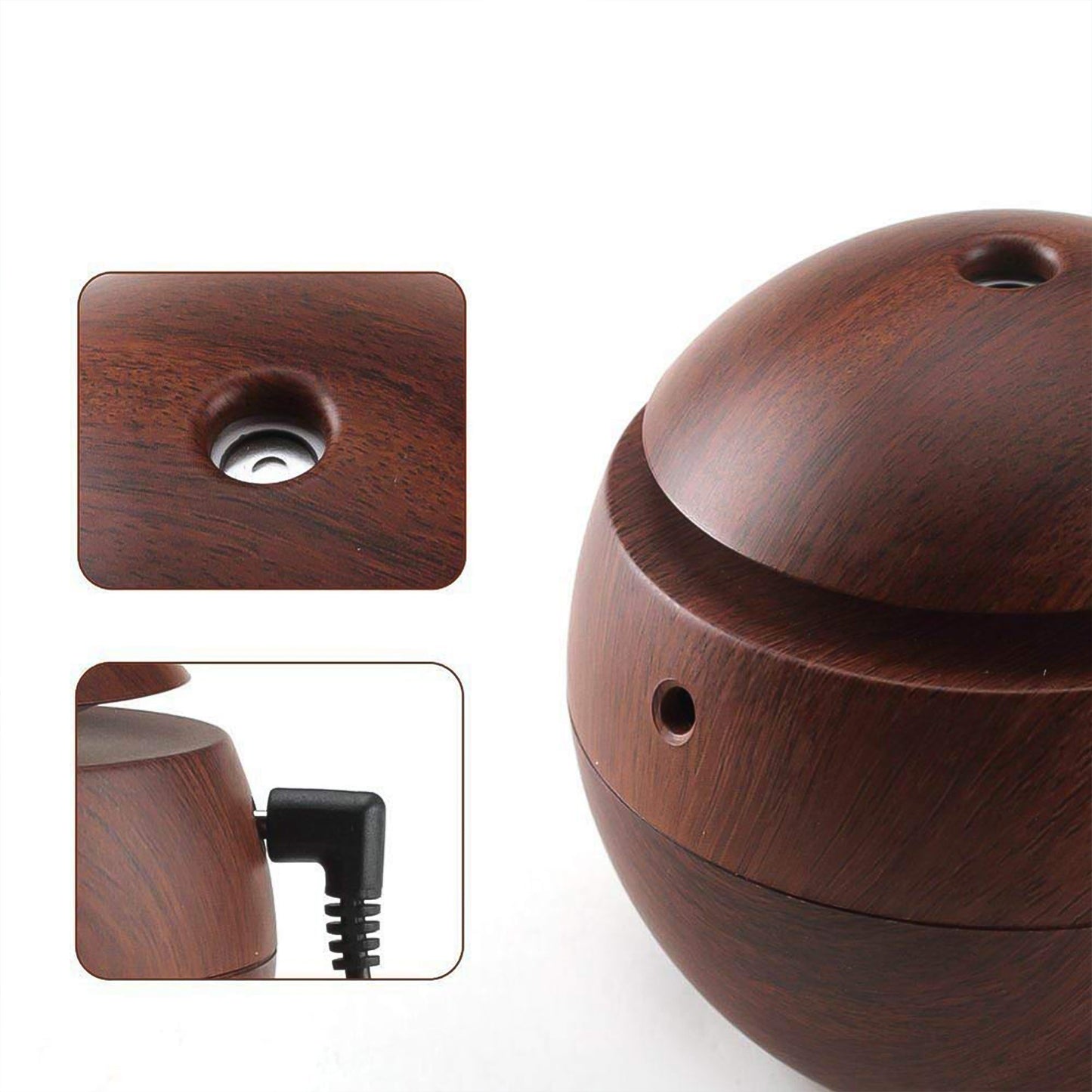 Ultrasonic Aromatherapy Humidifier Usb Desktop (130 Ml  1 Pc) (X994)