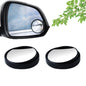 360degree Blind Spot Round Wide Angle Adjustable Convex Rear View Mirror - Pack Of 2 (X990))