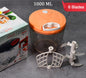 2065 6 Blade 2in1 Manual Food Chopper Compact  Powerful Hand Held Vegetable Chopper (1000ml)